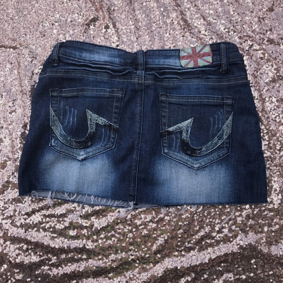 Machine Dresses & Skirts - MACHINE JEANS MINI SKIRT SZ 28 M
